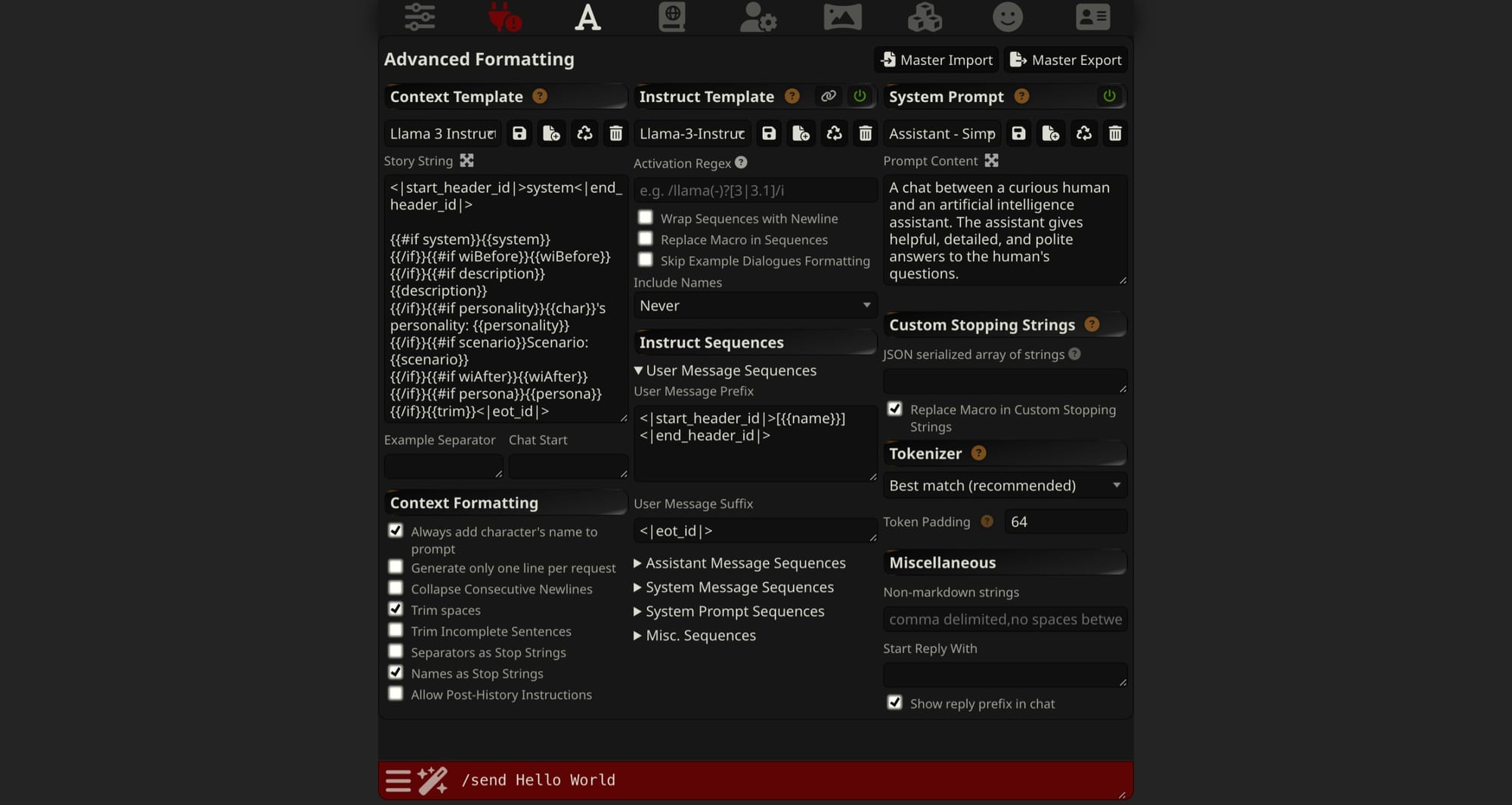 SillyTavern Screenshot 3